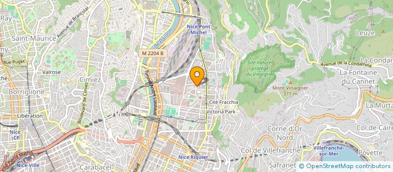 localisation de l'entreprise MONSIEUR VALENTIN PETRONTI à NICE