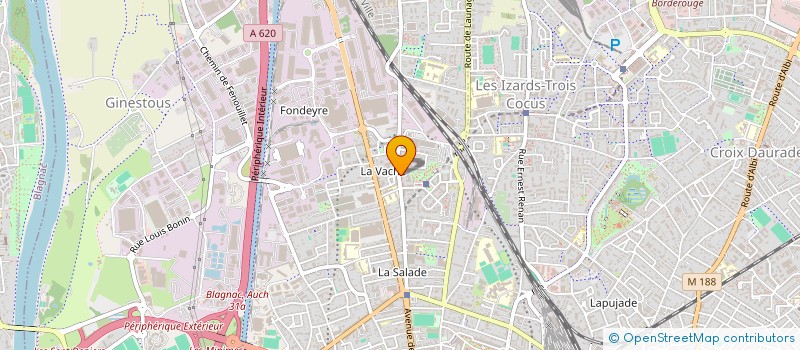 localisation de l'entreprise MONSIEUR VALENTIN PEZON  TOULOUSE