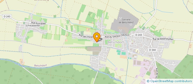 localisation de l'entreprise MONSIEUR VALENTIN PFRIMMER  BETSCHDORF