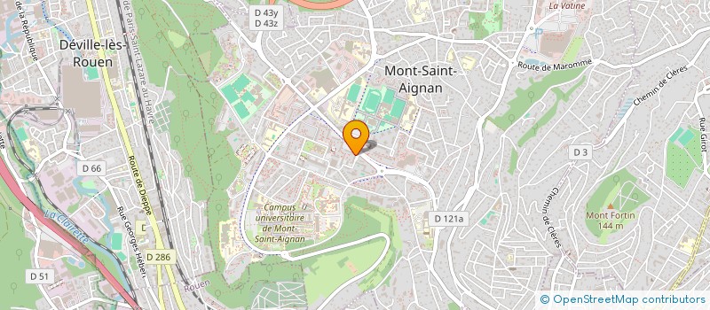 localisation de l'entreprise MONSIEUR VALENTIN PHILIPPE  MONT-SAINT-AIGNAN