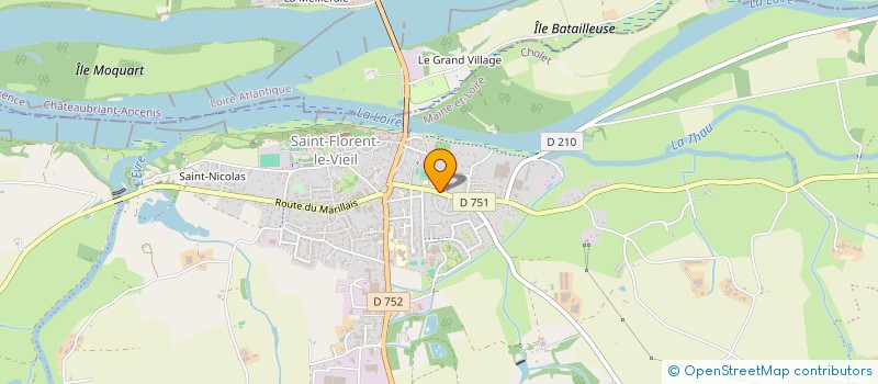 localisation de l'entreprise MONSIEUR VALENTIN PHILIPPOT  MAUGES-SUR-LOIRE