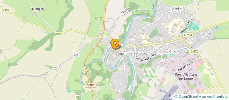 localisation de l'entreprise MONSIEUR VALENTIN PICARD  SEMUR-EN-AUXOIS