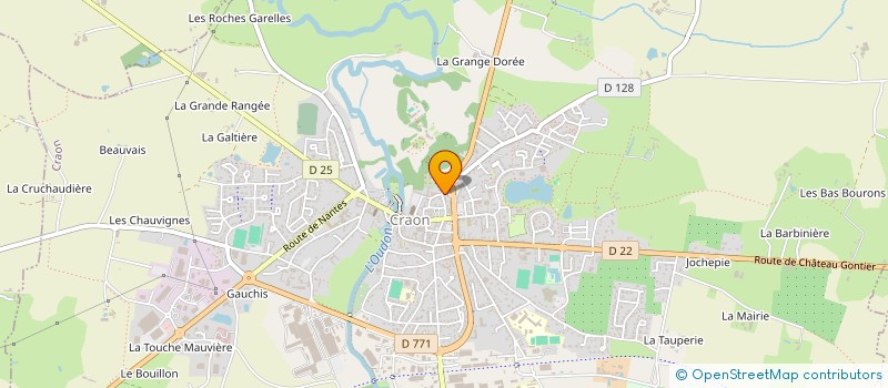 localisation de l'entreprise MONSIEUR VALENTIN PICQUET  CRAON