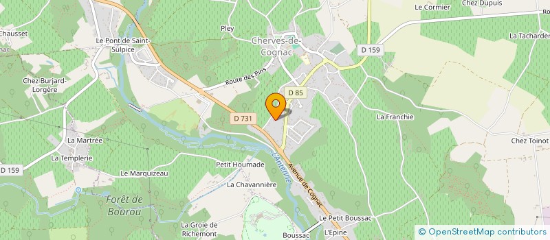 localisation de l'entreprise MONSIEUR VALENTIN PIGEAU à VAL-DE-COGNAC