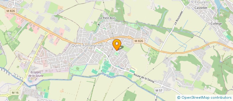 localisation de l'entreprise MONSIEUR VALENTIN PINEAU  QUINT-FONSEGRIVES