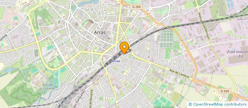 localisation de l'entreprise MONSIEUR VALENTIN PINGUET à ARRAS