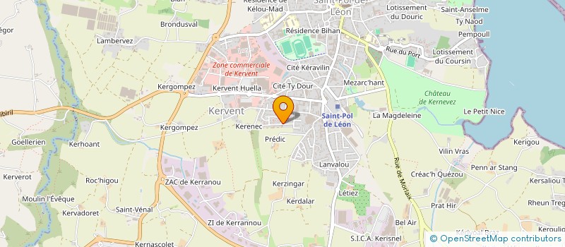 localisation de l'entreprise MONSIEUR VALENTIN PLOTIN  SAINT-POL-DE-LEON