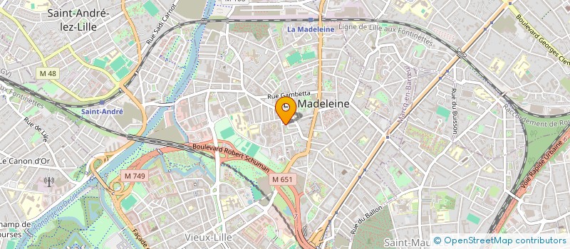 localisation de l'entreprise MONSIEUR VALENTIN PLUQUET à LA MADELEINE