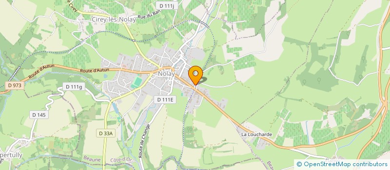 localisation de l'entreprise MONSIEUR VALENTIN POCHERON  NOLAY