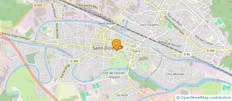 localisation de l'entreprise MONSIEUR VALENTIN POETTE à SAINT-DIZIER