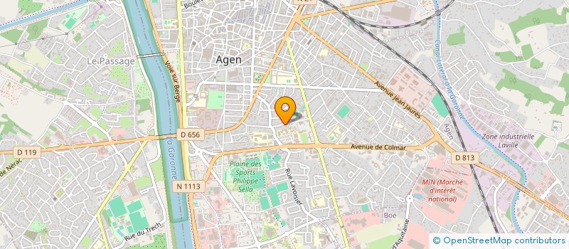localisation de l'entreprise MONSIEUR VALENTIN POEY à AGEN