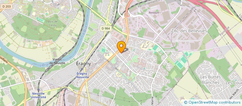 localisation de l'entreprise MONSIEUR VALENTIN POINT  ERAGNY