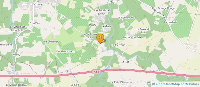 localisation de l'entreprise MONSIEUR VALENTIN POIRIER  SAINT-GEORGES-SUR-CHER