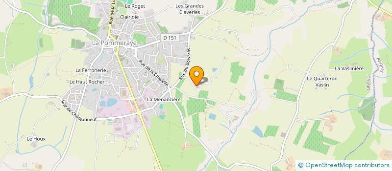 localisation de l'entreprise MONSIEUR VALENTIN POIRIER  MAUGES-SUR-LOIRE