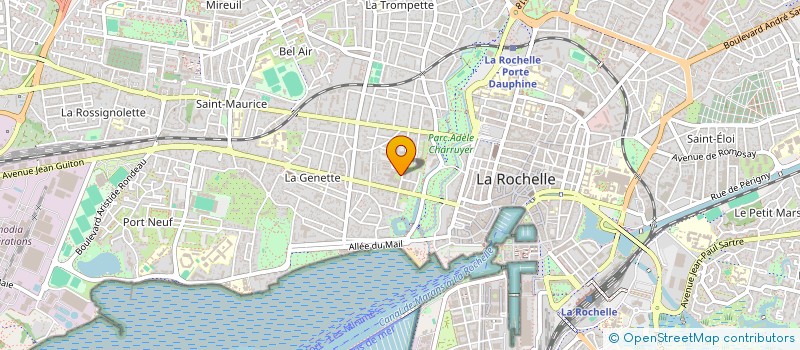 localisation de l'entreprise MONSIEUR VALENTIN POIRIER  LA ROCHELLE