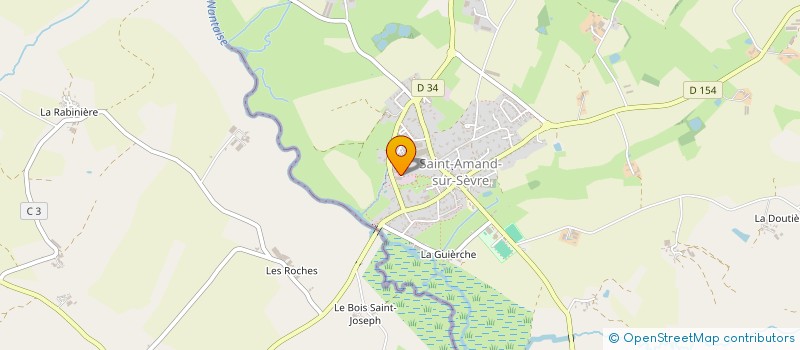 localisation de l'entreprise MONSIEUR VALENTIN PONCE  SAINT-AMAND-SUR-SEVRE