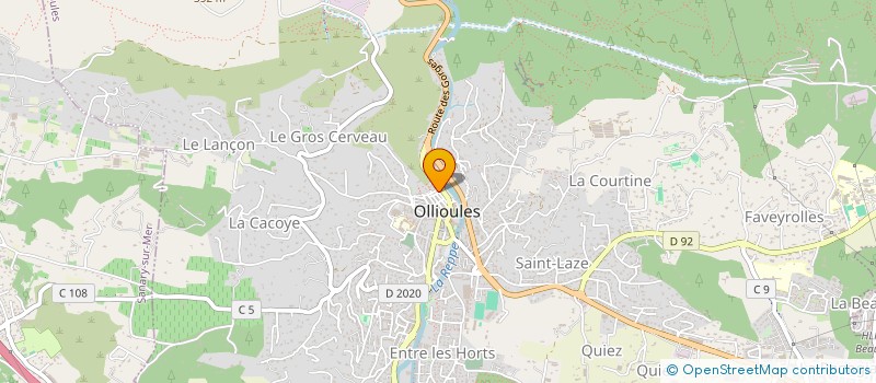 localisation de l'entreprise MONSIEUR VALENTIN PONCHARAL à OLLIOULES
