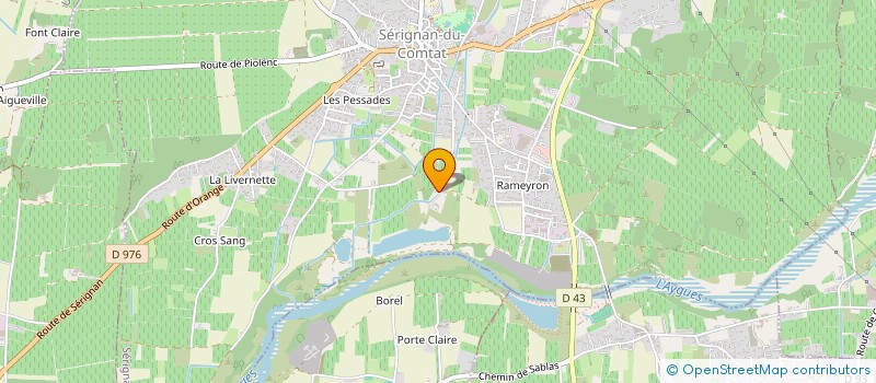 localisation de l'entreprise MONSIEUR VALENTIN PONCHON  SERIGNAN-DU-COMTAT