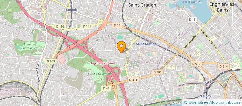 localisation de l'entreprise MONSIEUR VALENTIN POPERECINII  ARGENTEUIL