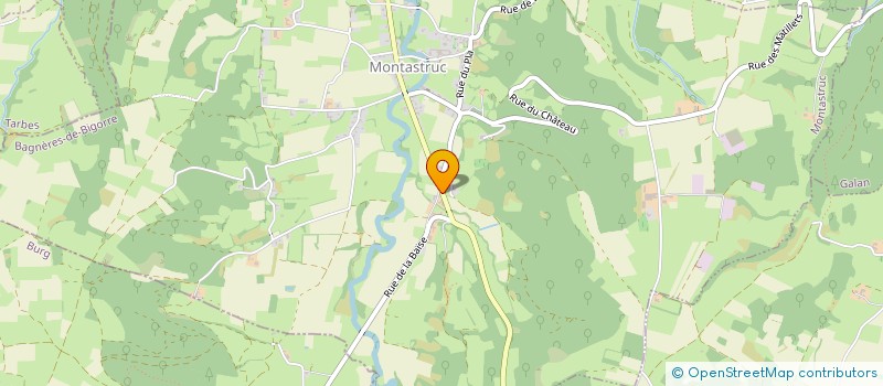 localisation de l'entreprise MONSIEUR VALENTIN POQUE  MONTASTRUC