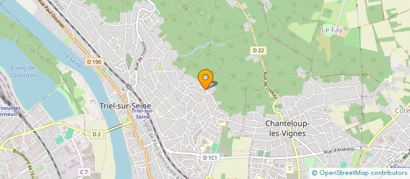 localisation de l'entreprise MONSIEUR VALENTIN POSTAIRE  TRIEL-SUR-SEINE