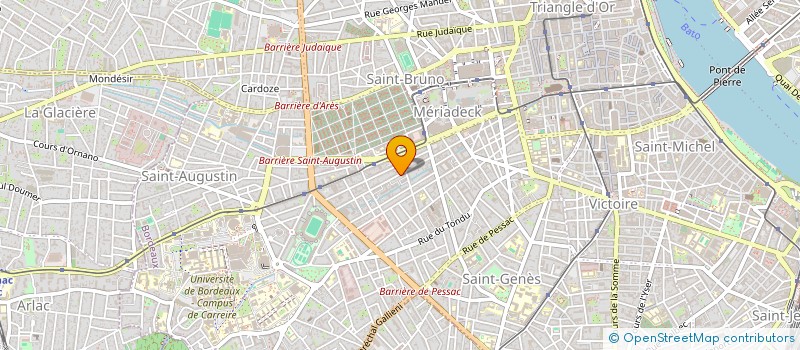 localisation de l'entreprise MONSIEUR VALENTIN POTIER  BORDEAUX