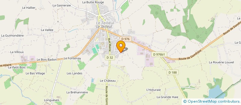 localisation de l'entreprise MONSIEUR VALENTIN POULLAIN  LE TEILLEUL