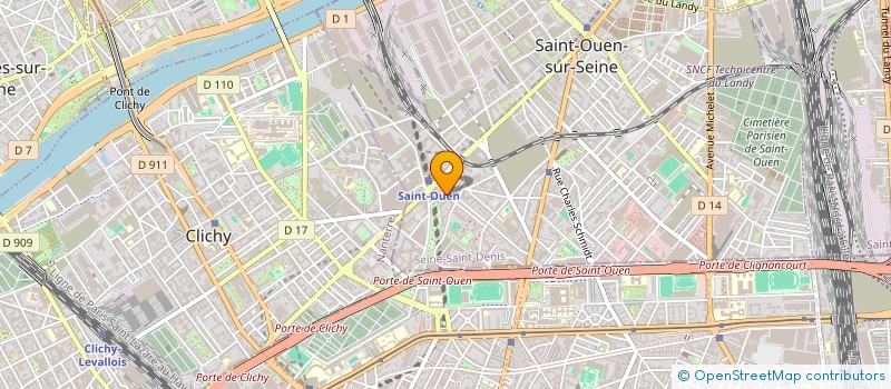 localisation de l'entreprise MONSIEUR VALENTIN PRADEL à SAINT-OUEN-SUR-SEINE