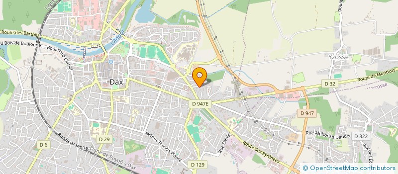 localisation de l'entreprise MONSIEUR VALENTIN PRETRE  DAX