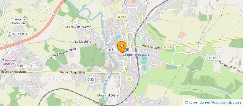 localisation de l'entreprise MONSIEUR VALENTIN PRINEAU  LA ROCHEFOUCAULD-EN-ANGOUMOIS