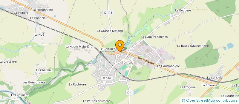 localisation de l'entreprise MONSIEUR VALENTIN PUAU à SEVREMOINE