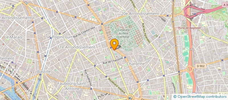 localisation de l'entreprise MONSIEUR VALENTIN PUJADAS à MONTREUIL