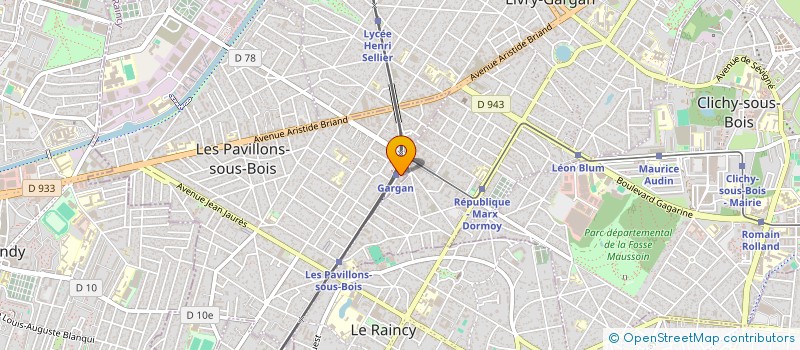 localisation de l'entreprise MONSIEUR VALENTIN QUITTOT  LES PAVILLONS-SOUS-BOIS