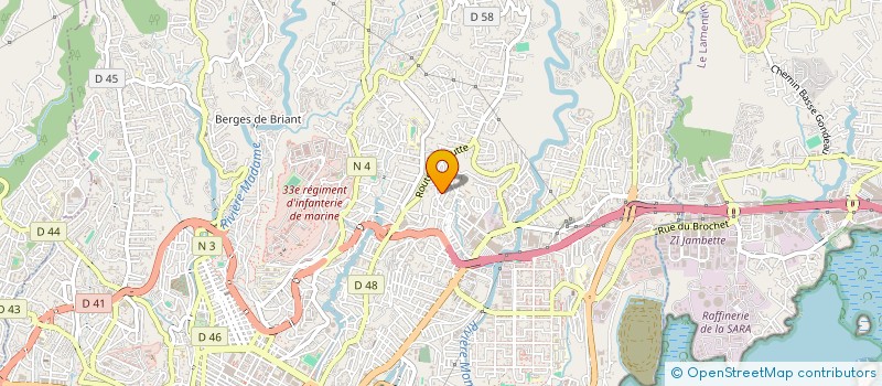 localisation de l'entreprise MONSIEUR VALENTIN RAFFORT  FORT-DE-FRANCE