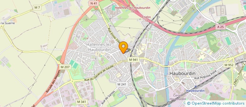 localisation de l'entreprise MONSIEUR VALENTIN RAMA  HALLENNES-LEZ-HAUBOURDIN