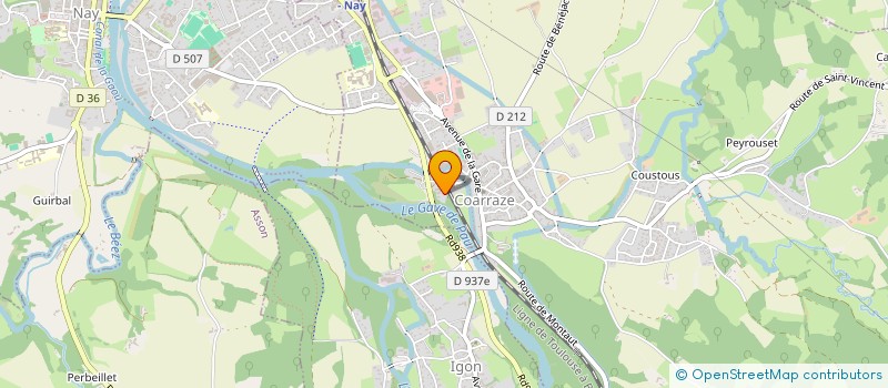 localisation de l'entreprise MONSIEUR VALENTIN RAMIREZ  COARRAZE