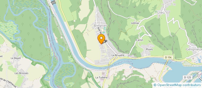 localisation de l'entreprise MONSIEUR VALENTIN RAMOS  BREGNIER-CORDON