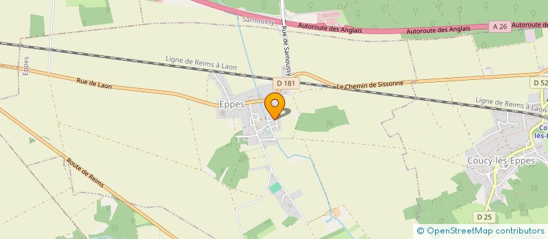 localisation de l'entreprise MONSIEUR VALENTIN REGUER  EPPES