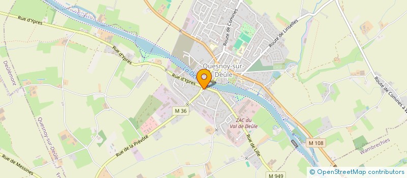 localisation de l'entreprise MONSIEUR VALENTIN REMY à QUESNOY-SUR-DEULE