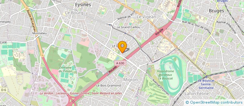 localisation de l'entreprise MONSIEUR VALENTIN RENARD  EYSINES