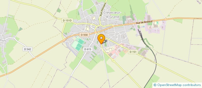 localisation de l'entreprise MONSIEUR VALENTIN RIBOT  CREVECUR-LE-GRAND