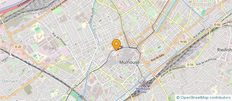 localisation de l'entreprise MONSIEUR VALENTIN RIEGERT  MULHOUSE