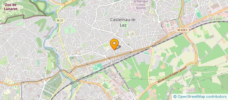 localisation de l'entreprise MONSIEUR VALENTIN RIGAL à CASTELNAU-LE-LEZ