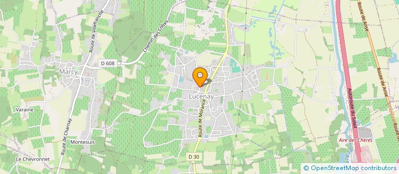 localisation de l'entreprise MONSIEUR VALENTIN RIGODON  LUCENAY