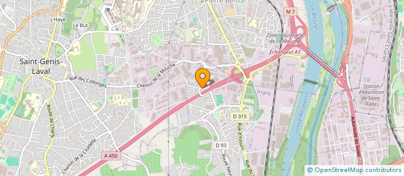 localisation de l'entreprise MONSIEUR VALENTIN RIOU  IRIGNY