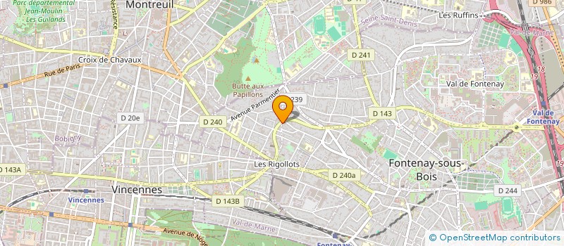 localisation de l'entreprise MONSIEUR VALENTIN ROBERT à FONTENAY-SOUS-BOIS