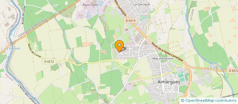 localisation de l'entreprise MONSIEUR VALENTIN ROBILLIARD  AIMARGUES