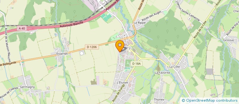 localisation de l'entreprise MONSIEUR VALENTIN ROCHE  VIRY