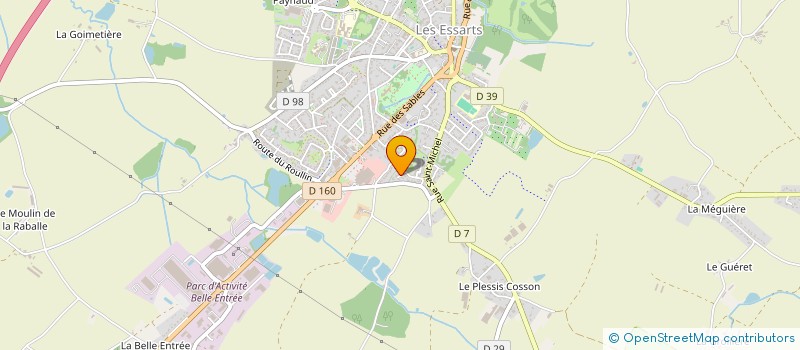 localisation de l'entreprise MONSIEUR VALENTIN ROCHEREAU à ESSARTS-EN-BOCAGE