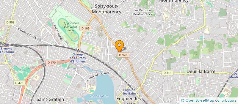 localisation de l'entreprise MONSIEUR VALENTIN RODRIGUEZ à ENGHIEN-LES-BAINS